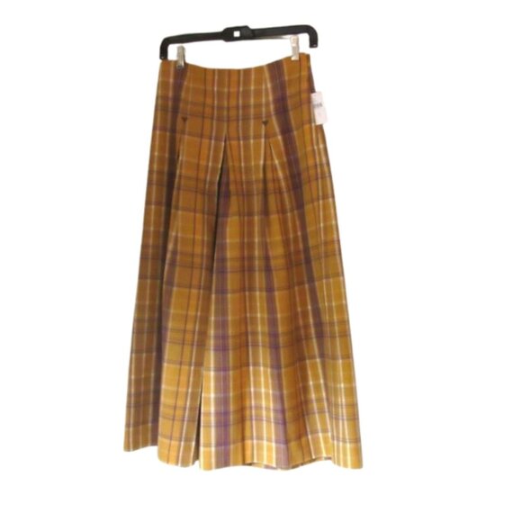 New w Tags, Anthropologie Maeve Kilt Culottes in Size 2 - Picture 3 of 8